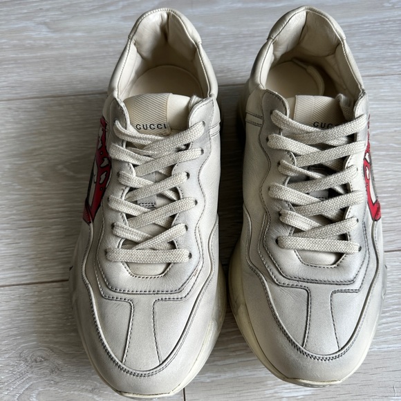 COPY - Gucci Rhyton Leather Women Sneakers - Picture 2 of 5
